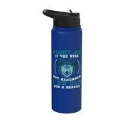 Fight Me If You Wish Old Wolf Wisdom Stainless Steel Insulated Water Bottle