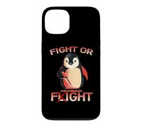 Fight Or Flight Penguin Antarctica Animal Humor Vogel Motif Case for iPhone 13