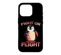 Fight Or Flight Penguin Antarctica Animal Humor Vogel Motif Case for iPhone 16 Pro