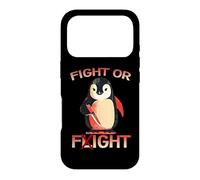 Fight Or Flight Penguin Antarctica Animal Humor Vogel Motif Case for iPhone 17 Pro