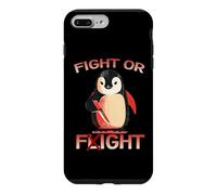 Fight Or Flight Penguin Antarctica Animal Humor Vogel Motif Case for iPhone 7 Plus/8 Plus