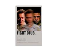 Fight Poster Club Movie Vintage Action Crime Posters for Room Aesthetic Canvas Wall Art Bedroom Decor12x18inch(30x45cm)