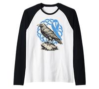 Fight Prostate Cancer - Celtic Husband Viking Norse Raven Raglan Baseball Tee