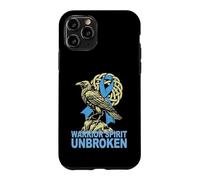 Fight Prostate Cancer - Warrior Spirit Unbroken Norse Case for iPhone 11 Pro