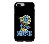 Fight Prostate Cancer - Warrior Spirit Unbroken Norse Case for iPhone 7 Plus/8 Plus