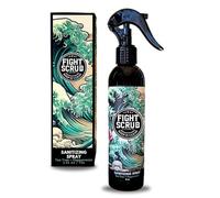 Fight Scrub Deodorizing Spray - Refreshing Body & Gear Spray for Wrestlers, MMA, Jiu-Jitsu & Athletes - 8oz Bottle (Peppermint + Tea Tree)