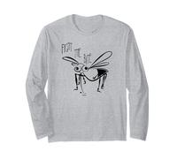 Fight The Bite Mosquito - Funny Bug Repellent Long Sleeve T-Shirt