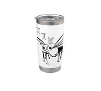 Fight The Bite Mosquito - Funny Bug Repellent Stainless Steel Insulated Tumbler