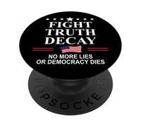 Fight Truth Decay Protest Flag Defend Democracy Project 2026 PopSockets Adhesive PopGrip