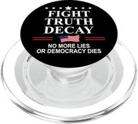 Fight Truth Decay Protest Flag Defend Democracy Project 2026 PopSockets PopGrip for MagSafe