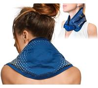 FIGHTECH Neck Shoulder Ice Pack Wrap for Pain Relief Reusable Hot and Cold Gel Ice Pack - Knee, Back, Head, Eyes, Elbow, Hip - Leak Proof Post Surgery Heat & Cold Therapy Compress by (Neck, Single)