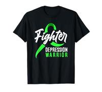 Fighter Depression Warrior Awareness T-Shirt
