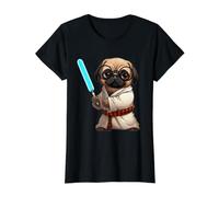 Fighter Harry Pugger Value Graphic T-Shirt, Women, Black, XL