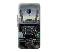 Fighter Jet Aircraft Cockpit Case Cover For HTC U11 Life