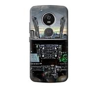 Fighter Jet Aircraft Cockpit Case Cover For Motorola Moto G6 Play, Moto G6 Forge, Moto E5