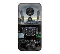 Fighter Jet Aircraft Cockpit Case Cover For Motorola Moto G7 Power