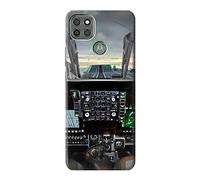 Fighter Jet Aircraft Cockpit Case Cover For Motorola Moto G9 Power