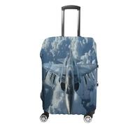 Fighter Jet F-209 Luggage Cover Washable Suitcase Protector Anti-Scratch Suitcase Covers Fits 18-32 Inch XL