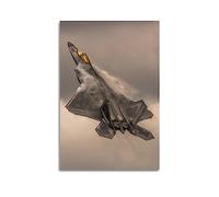 Fighter Jet F-22 Raptor Military Aircraft Poster Decorative Painting Canvas Wall Posters And Art Picture Print Modern Family Bedroom Decor Posters