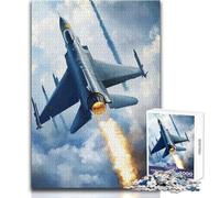 Fighter Jet Takeoff Jigsaw Puzzle 1000 Educational Fun Learning Activity Game Perfect Thoughtful Gift for Any Occasion Size 38x26cm