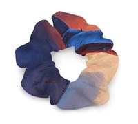 Fighter Jet through The Sky Fashion Scrunchies for Women Satin Hair Elastics & Ties Cute Ponytail Holders