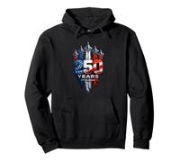 Fighter Jets Patriotic Numerals 1776-2026 Design Pullover Hoodie