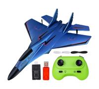Fighter Model Toy, 2.4ghz Rc Foam Aircraft with Light, 11.22x8.27x2.95 Inches Pull Back Airplane Model Toys, Remote Control Plane for Beginners, Kids, Indoor, Outdoor Flying Play