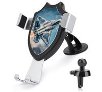 Fighter Plane in The Sky Car Phone Holder Rotatable Mount Dashboard Windshield Air Vent Accessories