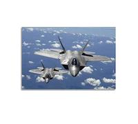 Fighter Plane Poster Lockheed Martin F-22 Decorative Painting Canvas Wall And Art Picture Family Bedroom Decor 12x18inch(30x45cm)