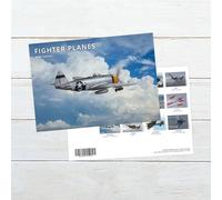 Fighter Planes 2026 Wall Calendar - Month-to-View - Available in Square, Slim, A4 & Mini Formats - 12 Historic & Modern Military Aircraft (A4 Wiro Bound)