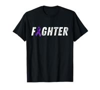 Fighter Purple Ribbon Narcissistic Abuse Awareness Survivor T-Shirt