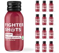 Fighter Shots Ginger Pomegranate Shots (12x60ml) | Packed with Vits