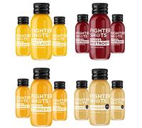 Fighter Shots Mixed Pack (12x60ml) | 100% Natural | No Preservatives