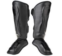 Fighter Thai Ergo Tibia, Shin and Foot Protectors - Black