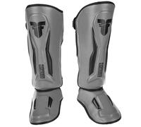 Fighter Thai Ergo tibia, shin and foot protectors - Grey/Black