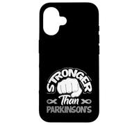 Fighter Warrior Stronger Than Parkinson’s Awareness Case for iPhone 16