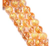 [Fighters Pearl Hall] AAA Gold Carved Emperors Dragon Crystal 10 ~ 14 mm Series