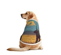 Fighting Aliens Dog Shirt for Large & Medium Dogs - Mesh Breathable Pet T-Shirts, Perfect for Daily Wear and Special Occasions