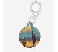 Fighting Aliens Dog Tags Round Pet Tag,Acrylic Pet ID Tags Durable and Stylish,Perfect for Small to Large Pets