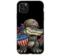 Fighting Alligator Costume for USA Military Lovers Case for iPhone 11 Pro Max