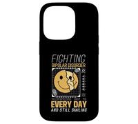 Fighting Bipolar Disorder Still Smiling Warrior Quote Case for iPhone 14 Pro