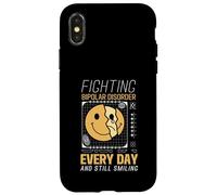 Fighting Bipolar Disorder Still Smiling Warrior Quote Case for iPhone X/XS