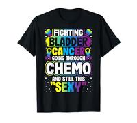 Fighting Bladder Cancer Going Through Chemo Cancer Awareness T-Shirt