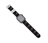 Fighting Cancer Never Give Up Silicone Bands Replacement Strap Wristbands Compatible with IWatch 42mm/44mm
