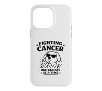 Fighting Cancer One Bad Day At A Time Funny Awareness Design Case for iPhone 14 Pro Max