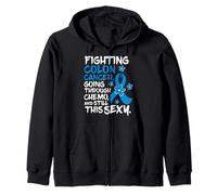 Fighting Colon Cancer Zip Hoodie