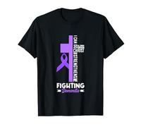 Fighting Dementia With God Jesus Christ Dementia Awareness T-Shirt