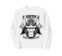 Fighting Gorilla Samurai MMA Mixed Martial Arts Combat Sweatshirt