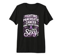 Fighting Pancreatic Cancer Going Through Chemo Sexy Premium T-Shirt