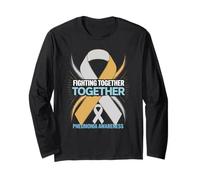 Fighting Respiratory Illness Pneumonia Awareness Long Sleeve T-Shirt